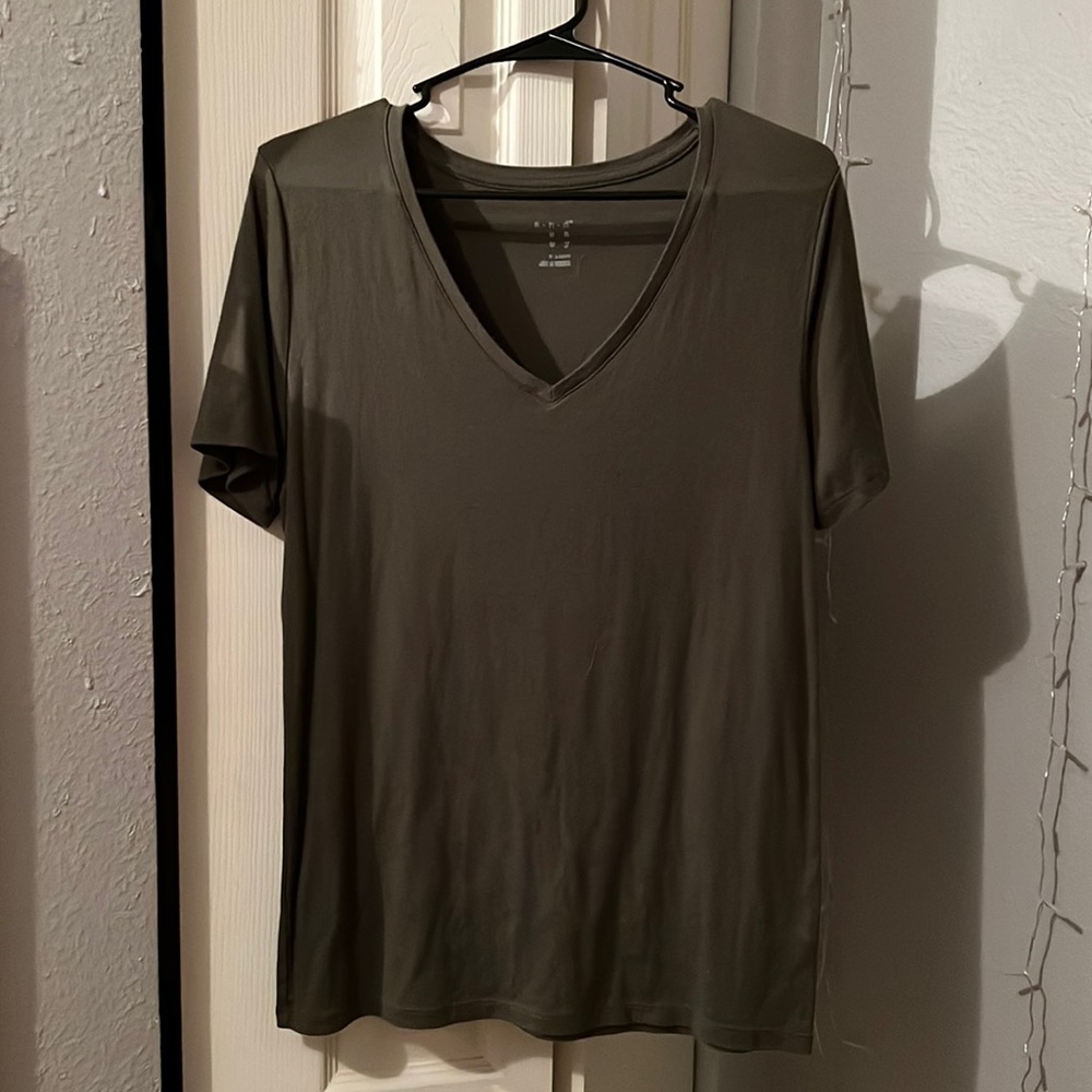 X-Large Stretchy green t-shirt